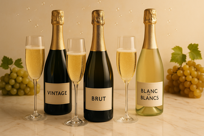 Vintage, brut, blanc de blancs? Ontdek welke champagne écht bij jou past (en waarom wij 'm al in huis hebben) 🍾