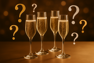 20 Champagnevragen die je altijd al wilde stellen (maar nooit aan Google durfde te vragen) 🍇🍾